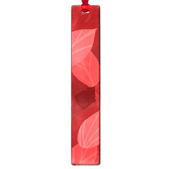 Leaf Design Leaf Background Red Large Book Marks by Pakrebo