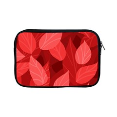 Leaf Design Leaf Background Red Apple Ipad Mini Zipper Cases by Pakrebo