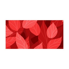 Leaf Design Leaf Background Red Yoga Headband by Pakrebo