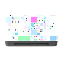 Square Colorful Pattern Geometric Memory Card Reader With Cf by Pakrebo