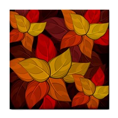 Flower Background Flower Design Tile Coasters by Pakrebo