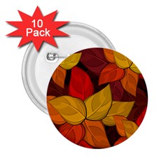 Flower Background Flower Design 2 25  Buttons (10 Pack)  by Pakrebo