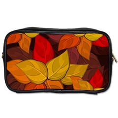 Flower Background Flower Design Toiletries Bag (two Sides) by Pakrebo