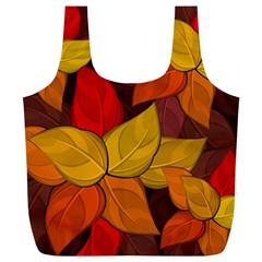 Flower Background Flower Design Full Print Recycle Bag (xl) by Pakrebo