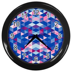 Digital Art Art Artwork Abstract Wall Clock (black) by Pakrebo