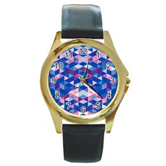 Digital Art Art Artwork Abstract Round Gold Metal Watch