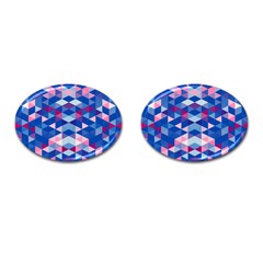 Digital Art Art Artwork Abstract Cufflinks (Oval)