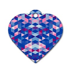 Digital Art Art Artwork Abstract Dog Tag Heart (One Side)