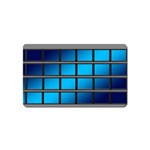 Film Filmstrip Black Photograph Magnet (Name Card) Front