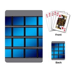 Film Filmstrip Black Photograph Playing Cards Single Design (rectangle) by Pakrebo