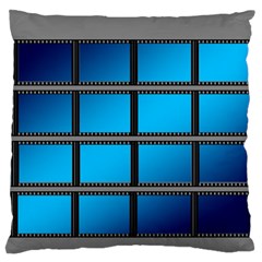 Film Filmstrip Black Photograph Standard Flano Cushion Case (two Sides) by Pakrebo