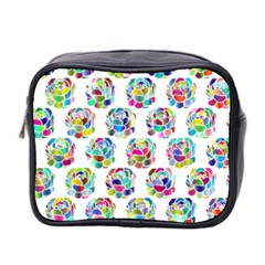 Flowers Floral Pattern Decorative Mini Toiletries Bag (two Sides) by Pakrebo