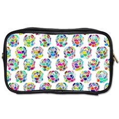 Flowers Floral Pattern Decorative Toiletries Bag (two Sides) by Pakrebo