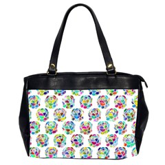 Flowers Floral Pattern Decorative Oversize Office Handbag (2 Sides) by Pakrebo