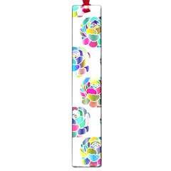 Flowers Floral Pattern Decorative Large Book Marks by Pakrebo