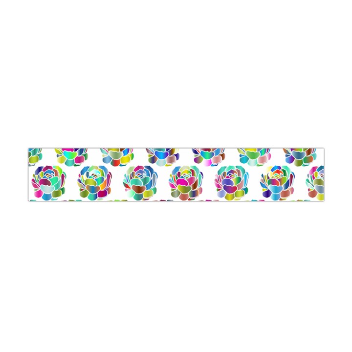 Flowers Floral Pattern Decorative Flano Scarf (Mini)