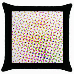 Illustration Abstract Pattern Polka Dot Throw Pillow Case (black) by Pakrebo