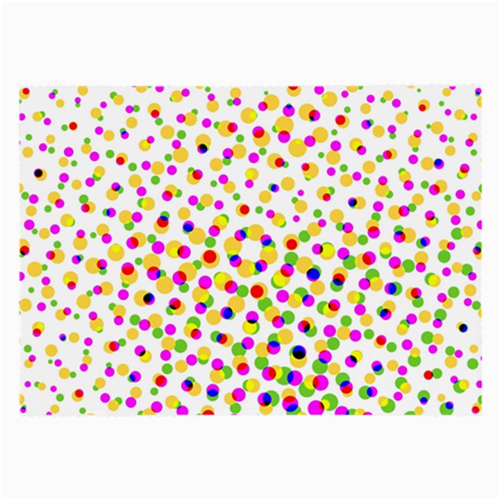 Illustration Abstract Pattern Polka Dot Large Glasses Cloth