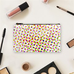 Illustration Abstract Pattern Polka Dot Cosmetic Bag (small) by Pakrebo