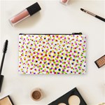 Illustration Abstract Pattern Polka Dot Cosmetic Bag (Small) Back