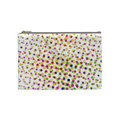 Illustration Abstract Pattern Polka Dot Cosmetic Bag (medium) by Pakrebo