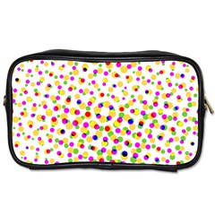 Illustration Abstract Pattern Polka Dot Toiletries Bag (one Side) by Pakrebo