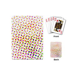 Illustration Abstract Pattern Polka Dot Playing Cards Single Design (mini) by Pakrebo