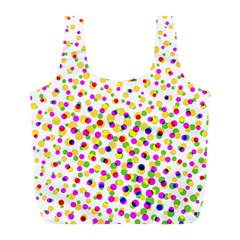 Illustration Abstract Pattern Polka Dot Full Print Recycle Bag (l) by Pakrebo