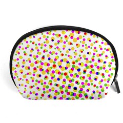 Illustration Abstract Pattern Polka Dot Accessory Pouch (large) by Pakrebo