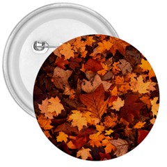 Fall Foliage Autumn Leaves October 3  Buttons by Pakrebo