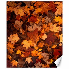 Fall Foliage Autumn Leaves October Canvas 8  X 10  by Pakrebo