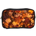 Fall Foliage Autumn Leaves October Toiletries Bag (Two Sides) Back