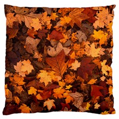 Fall Foliage Autumn Leaves October Standard Flano Cushion Case (one Side) by Pakrebo