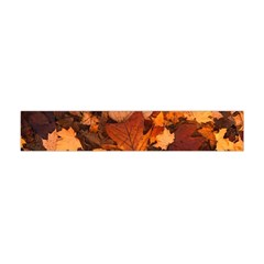 Fall Foliage Autumn Leaves October Flano Scarf (mini) by Pakrebo