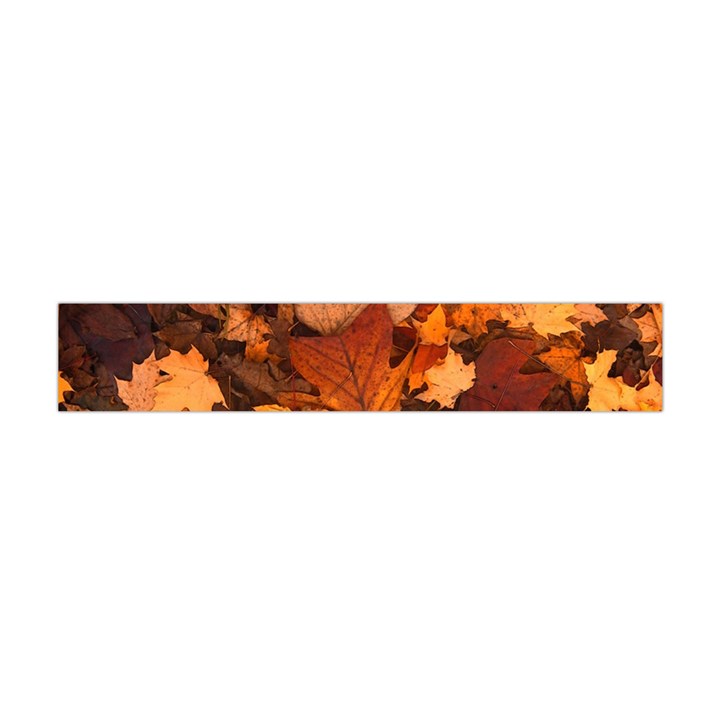 Fall Foliage Autumn Leaves October Flano Scarf (Mini)