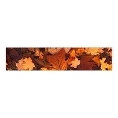 Fall Foliage Autumn Leaves October Velvet Scrunchie by Pakrebo