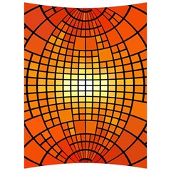 Pattern Background Rings Circle Orange Back Support Cushion by Pakrebo