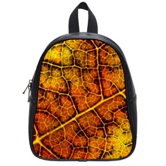 Autumn Leaves Forest Fall Color School Bag (small) by Pakrebo