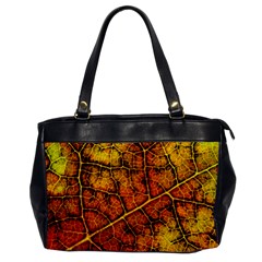 Autumn Leaves Forest Fall Color Oversize Office Handbag by Pakrebo