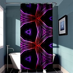 Pattern Abstract Wallpaper Art Shower Curtain 36  X 72  (stall)  by Pakrebo