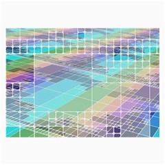 Abstract Lines Perspective Plan Large Glasses Cloth (2 Sides) by Pakrebo