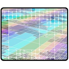 Abstract Lines Perspective Plan Fleece Blanket (medium)  by Pakrebo