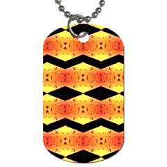 Wallpaper Background Abstract Dog Tag (One Side)