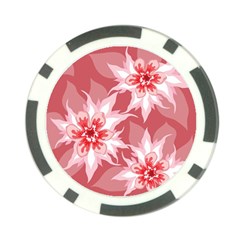 Flower Leaf Nature Flora Floral Poker Chip Card Guard (10 Pack)