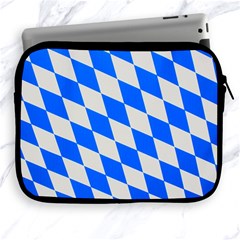 Pattern Geometric Wallpaper White Blue Apple Ipad 2/3/4 Zipper Cases by Pakrebo