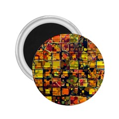 Color Abstract Artifact Pixel 2 25  Magnets by Pakrebo