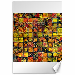 Color Abstract Artifact Pixel Canvas 20  X 30 