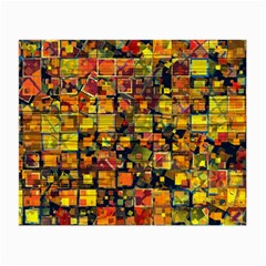 Color Abstract Artifact Pixel Small Glasses Cloth (2 Sides) by Pakrebo