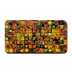 Color Abstract Artifact Pixel Medium Bar Mats by Pakrebo