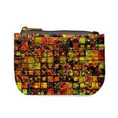 Color Abstract Artifact Pixel Mini Coin Purse